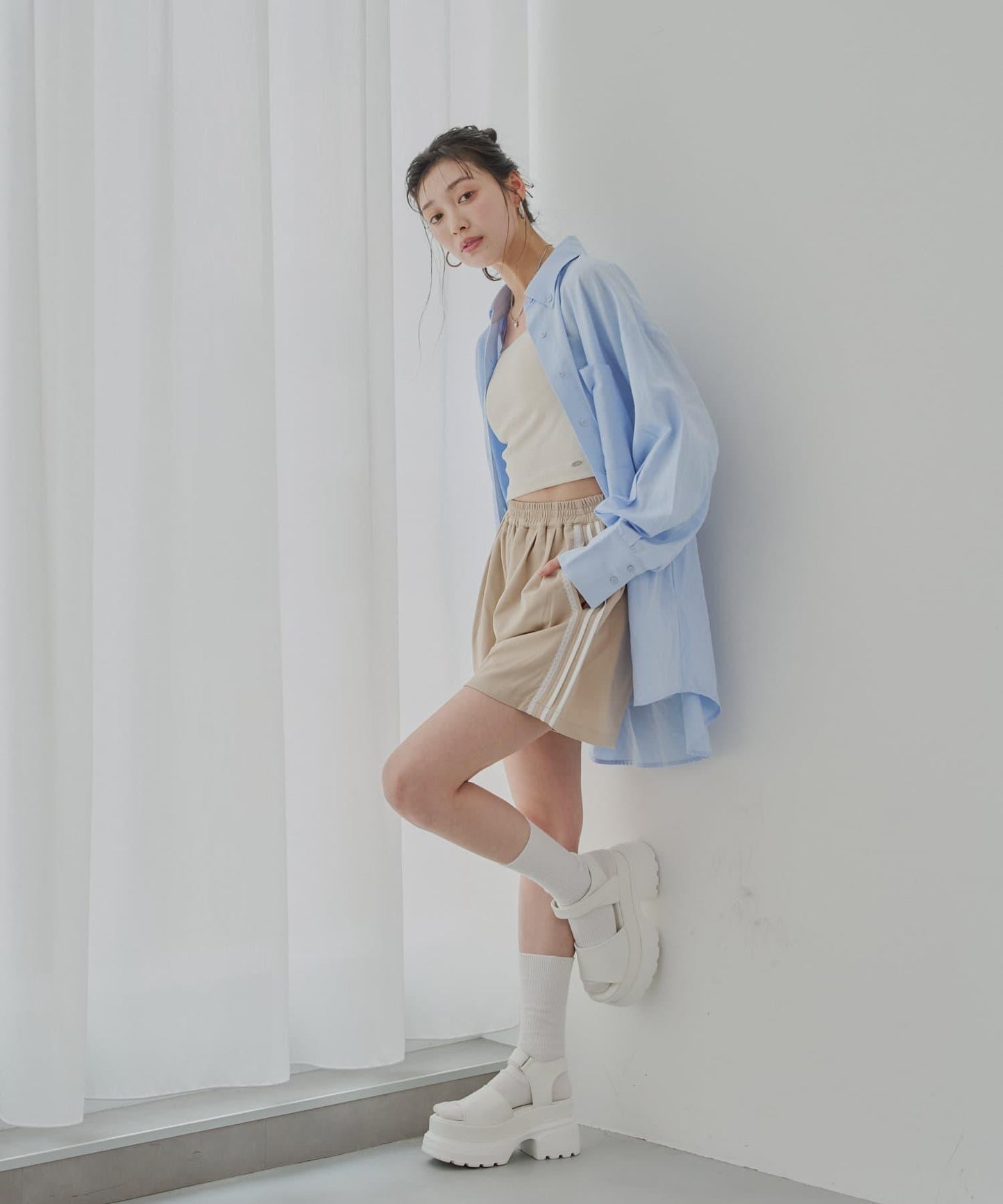 Chico 後背開口 羅紋吊帶背心