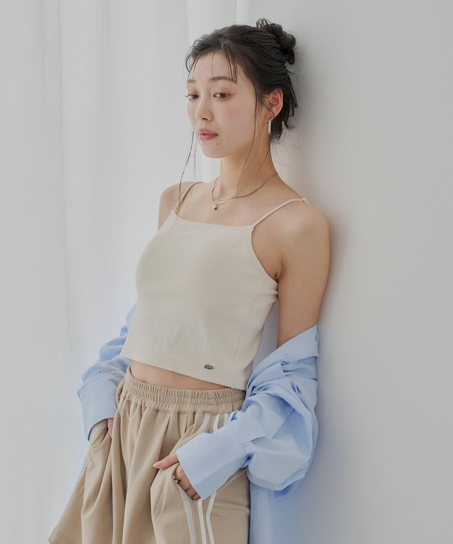 Chico 後背開口 羅紋吊帶背心