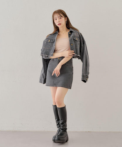 Chico 後交叉帶胸墊短款 吊帶背心