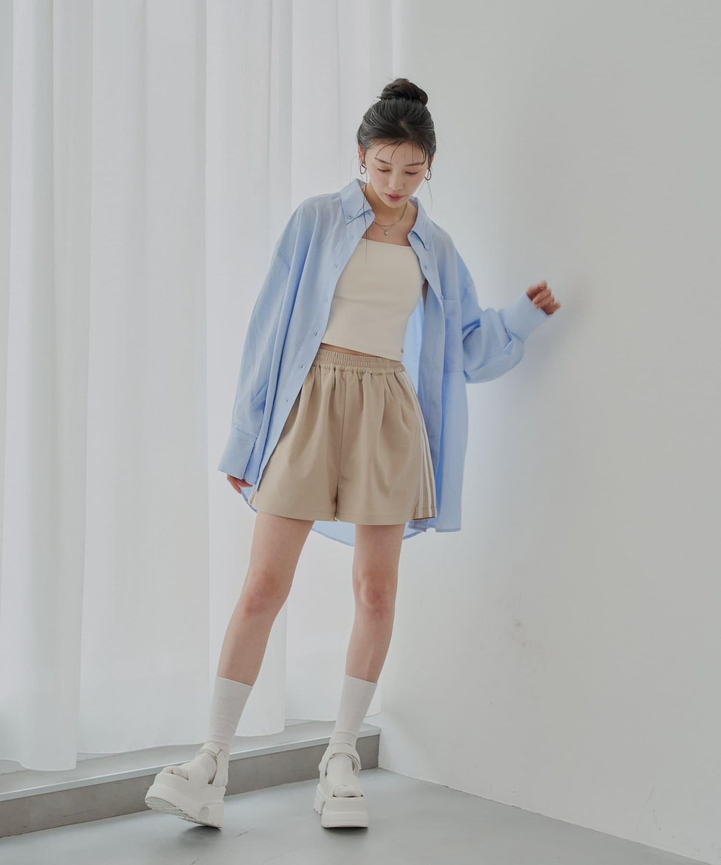 Chico 後背開口 羅紋吊帶背心