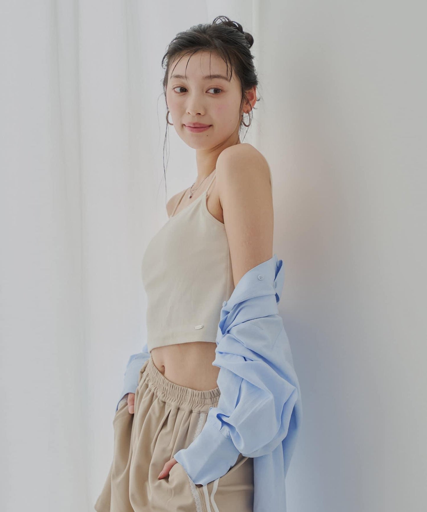 Chico 後背開口 羅紋吊帶背心