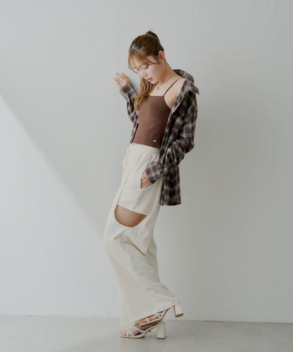 Chico 後背開口 羅紋吊帶背心