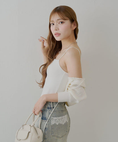 Chico 後背開口 羅紋吊帶背心