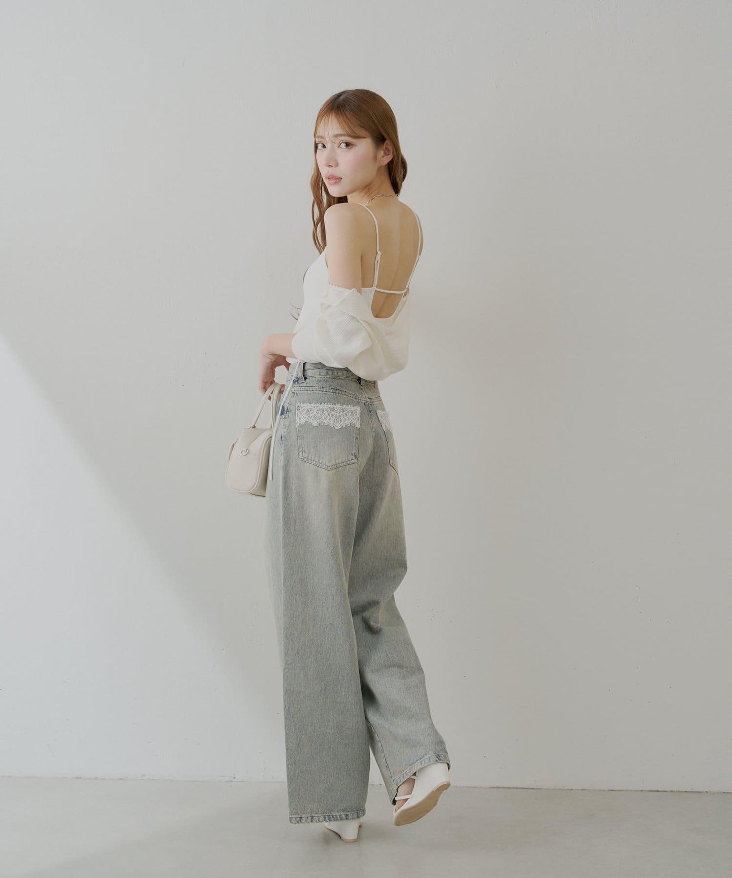 Chico 後背開口 羅紋吊帶背心