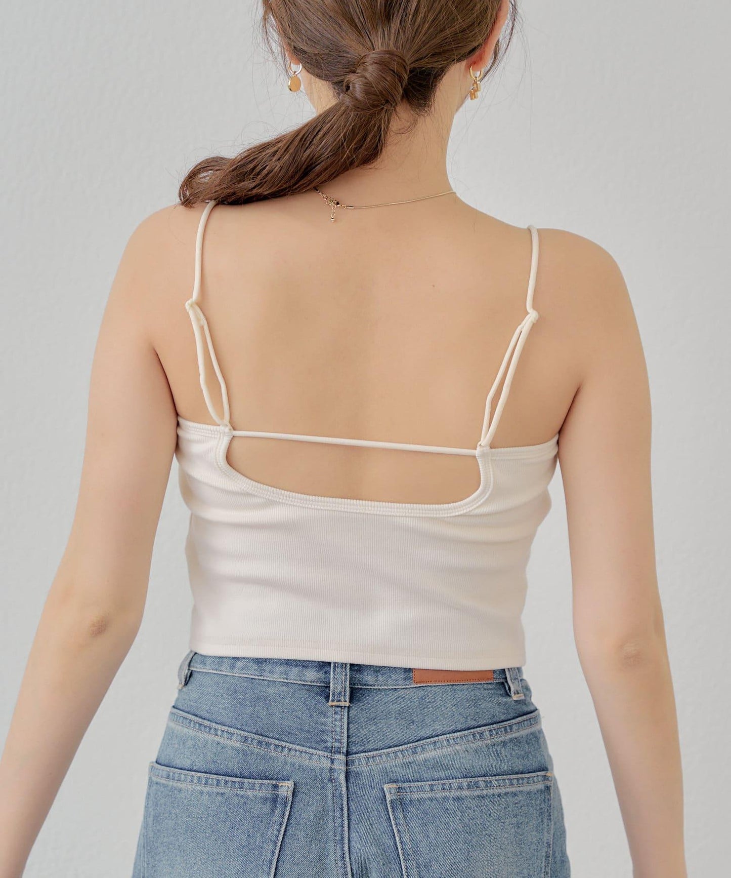 Chico 後背開口 羅紋吊帶背心