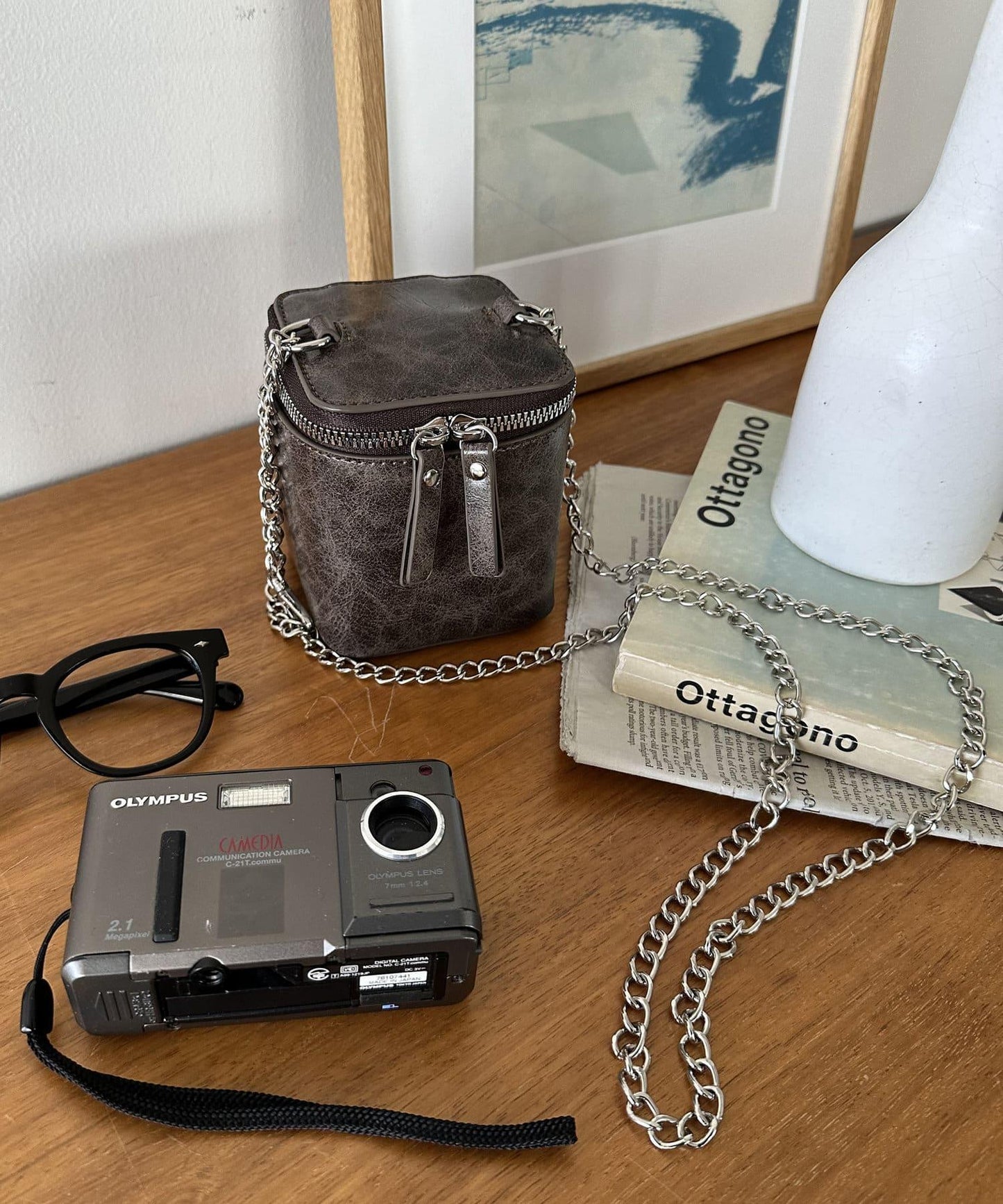 鏈條迷你方盒包