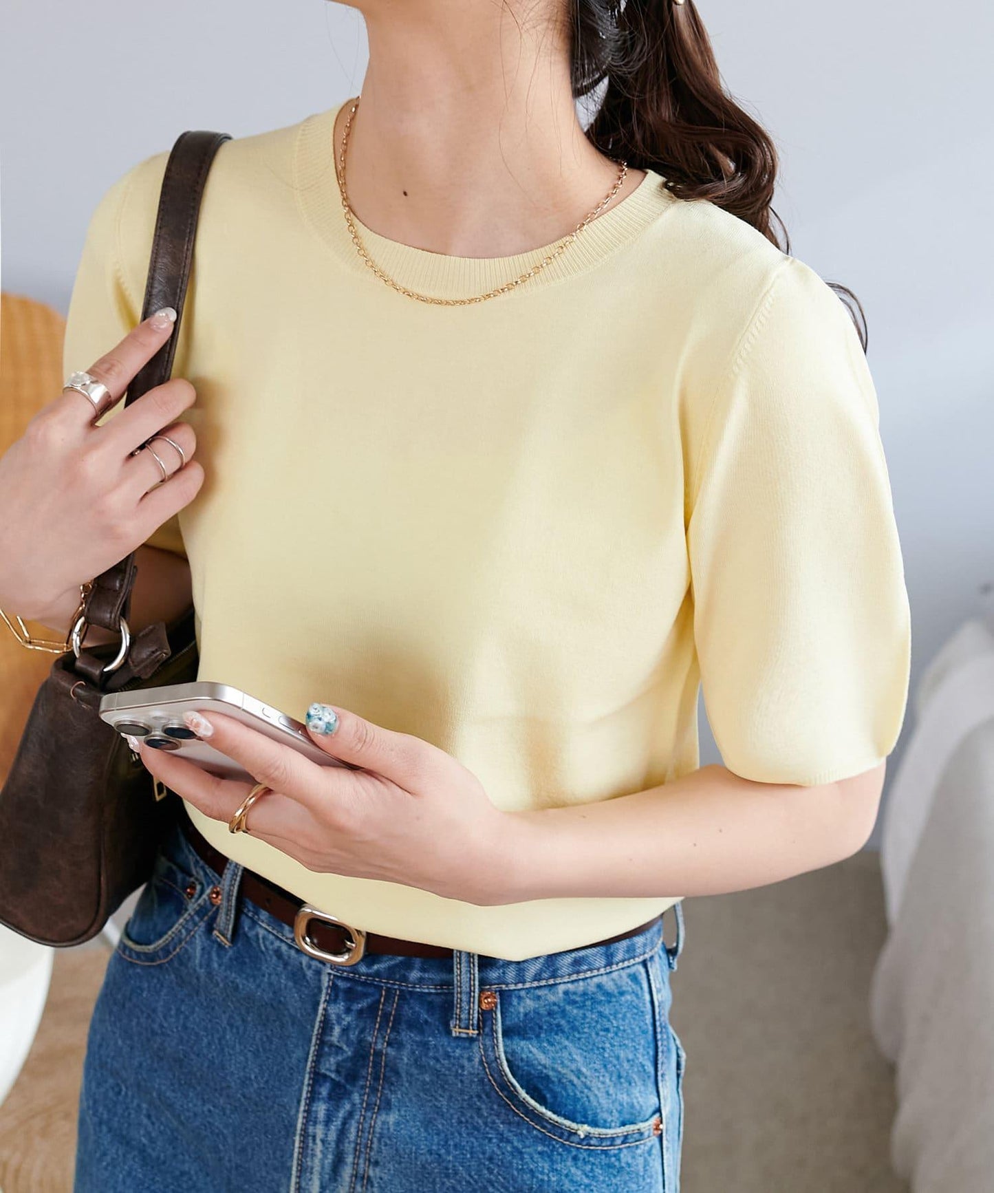 Discoat 清爽柔軟短袖套頭上衣