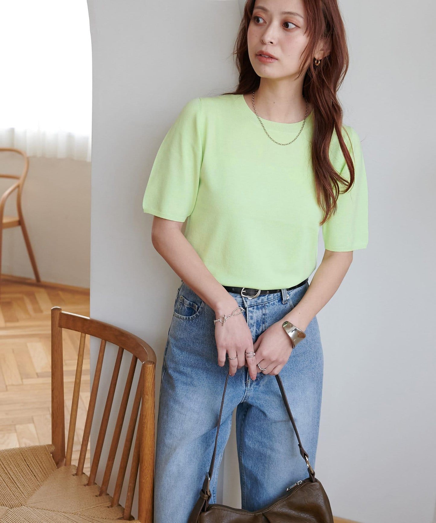 Discoat 清爽柔軟短袖套頭上衣