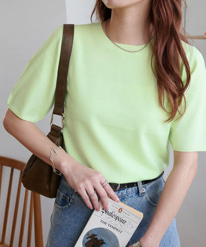 Discoat 清爽柔軟短袖套頭上衣