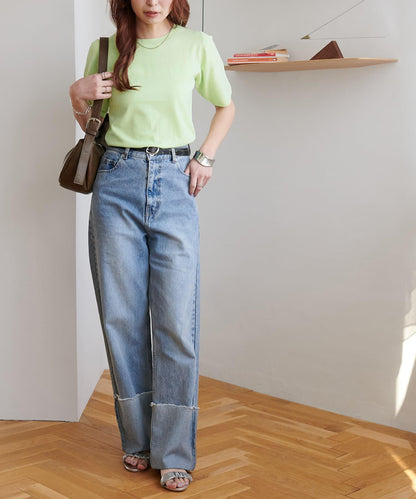 Discoat 清爽柔軟短袖套頭上衣