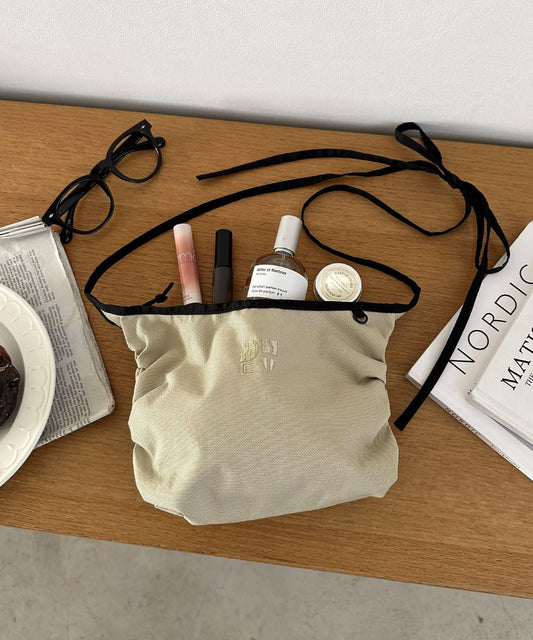 Discoat 側抽褶設計 迷你單肩包