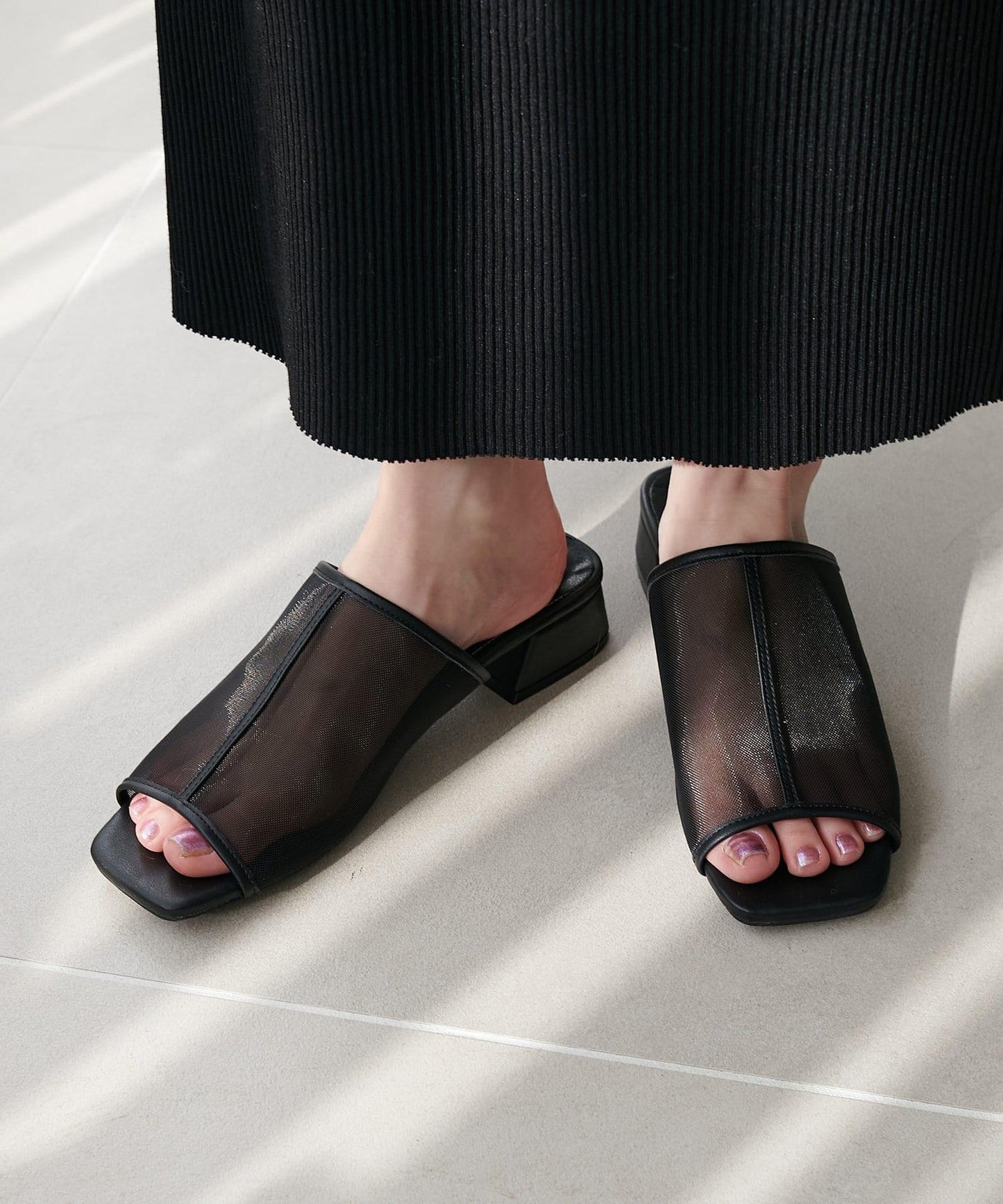 Discoat 網紗設計涼鞋