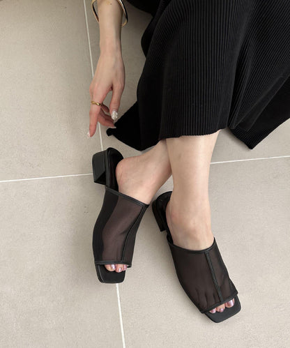 Discoat 網紗設計涼鞋