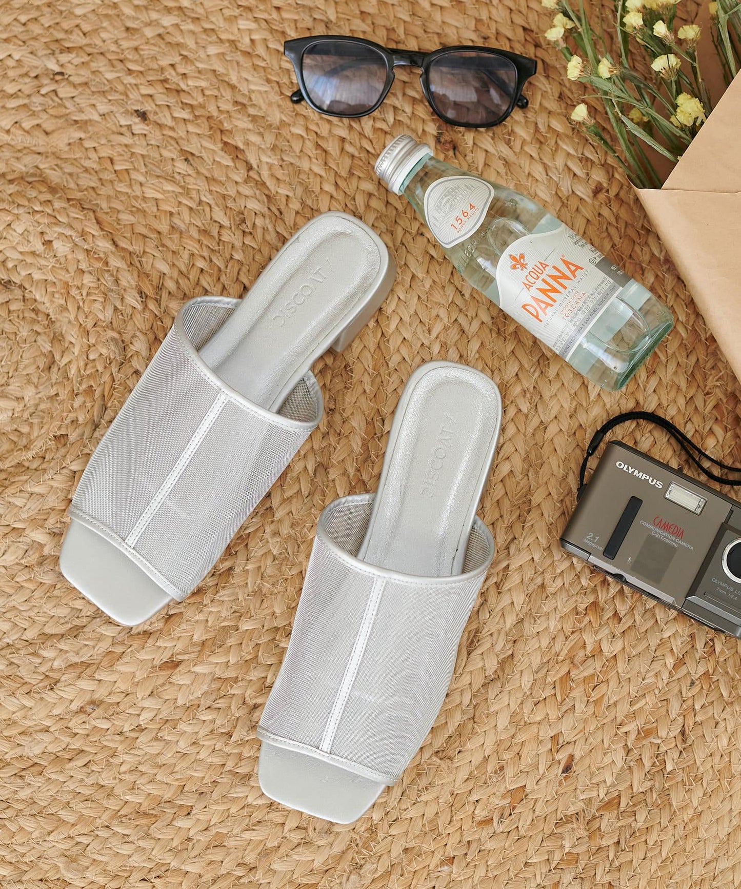 Discoat 網紗設計涼鞋