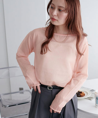 Discoat 透視單肩設計套頭上衣