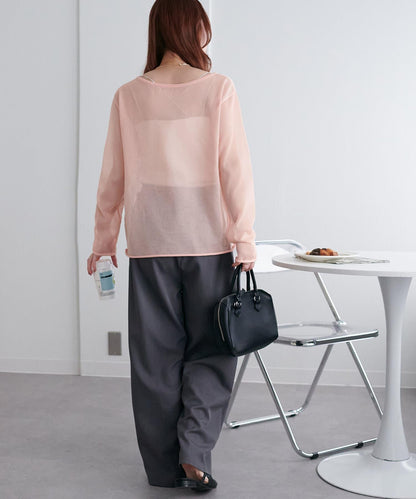 Discoat 透視單肩設計套頭上衣