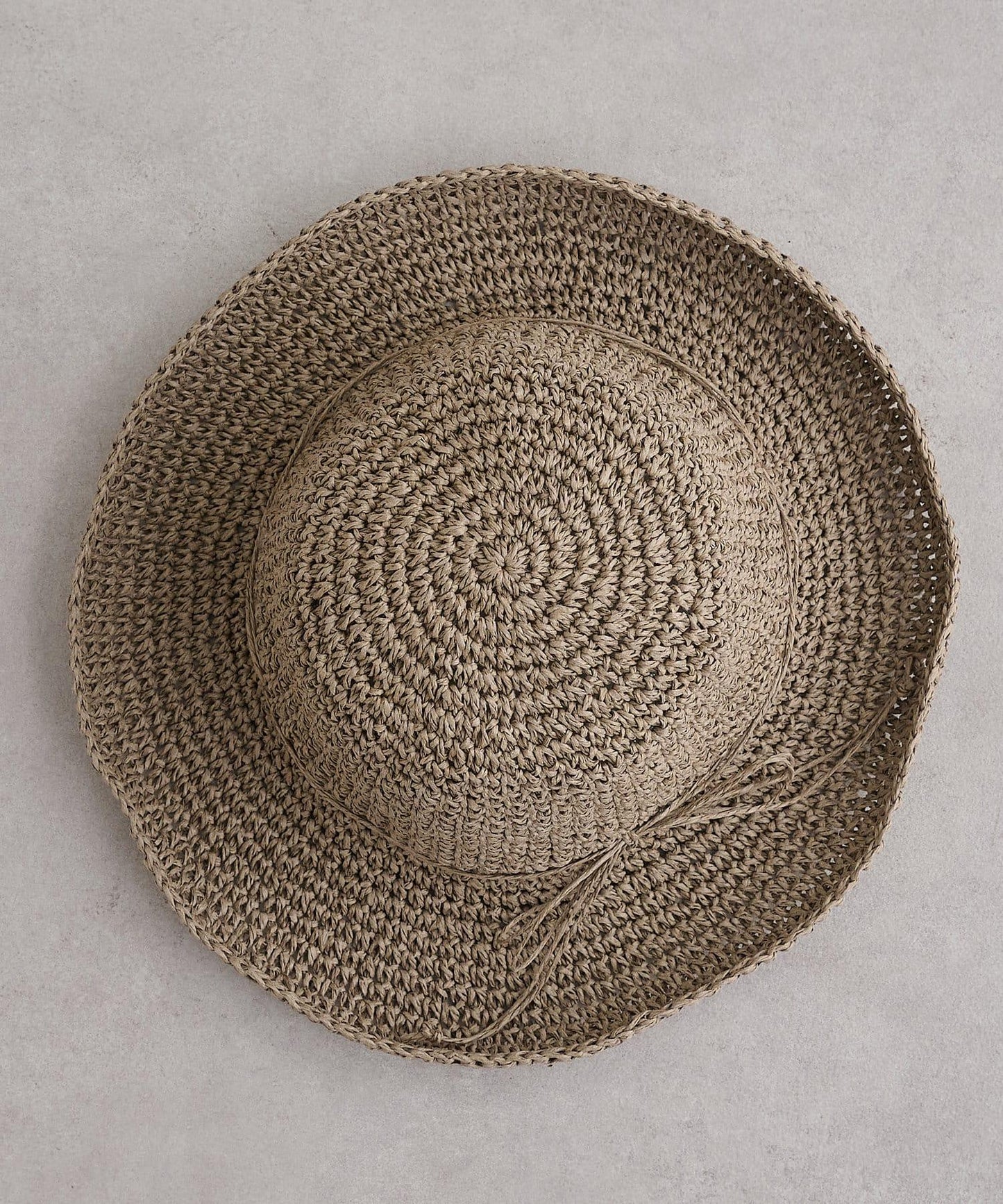 細編織紙編帽
