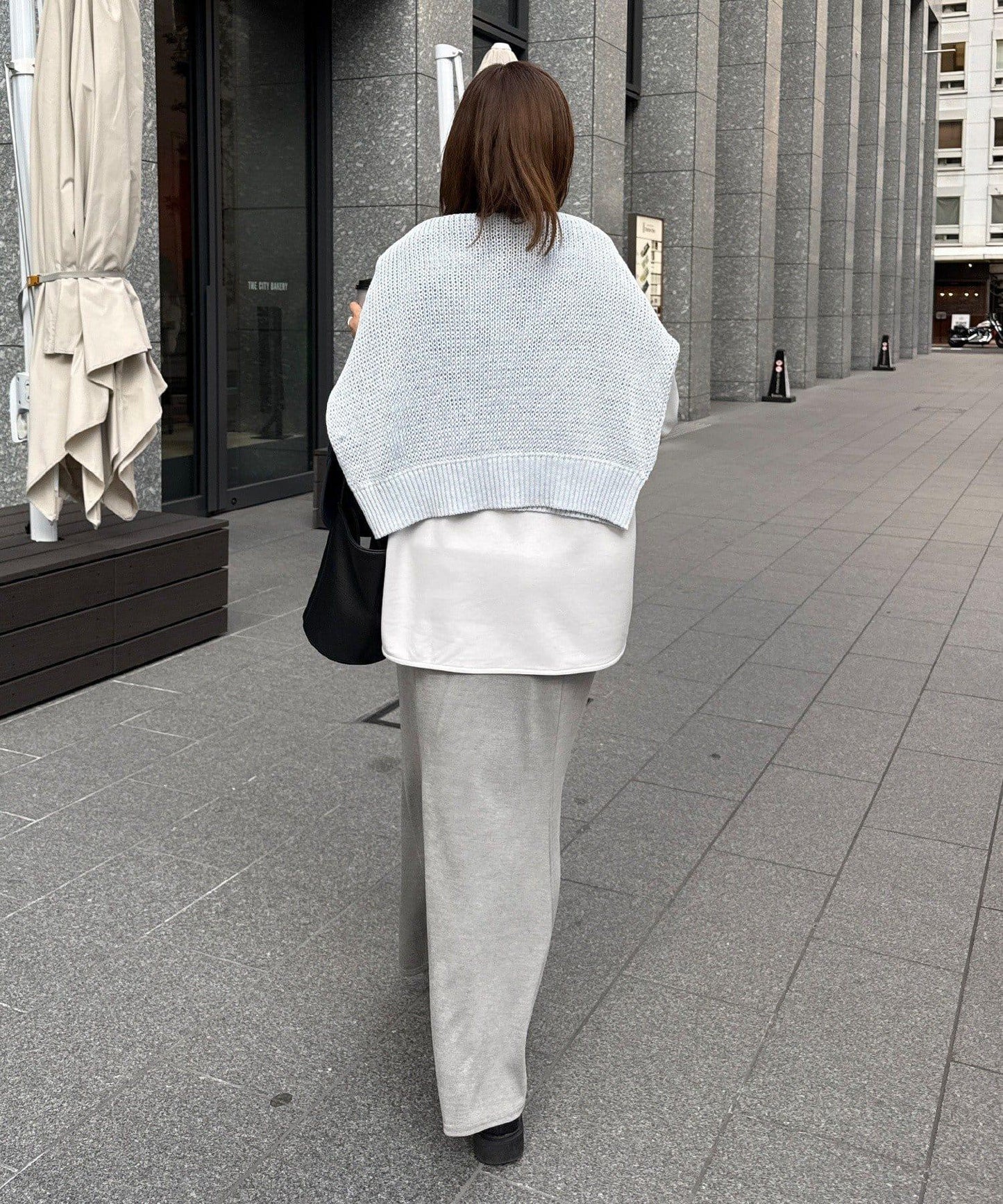 SAKURA企劃 迷你空氣層面料 logo長袖T恤