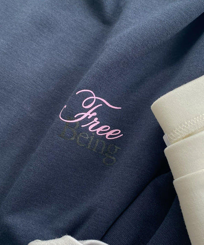 SAKURA企劃 迷你空氣層面料 logo長袖T恤