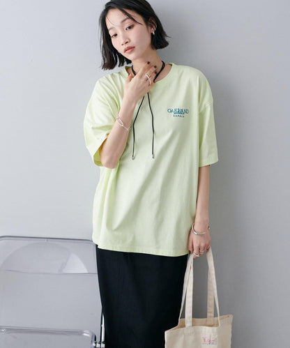 Discoat 彩色刺繡logo T恤