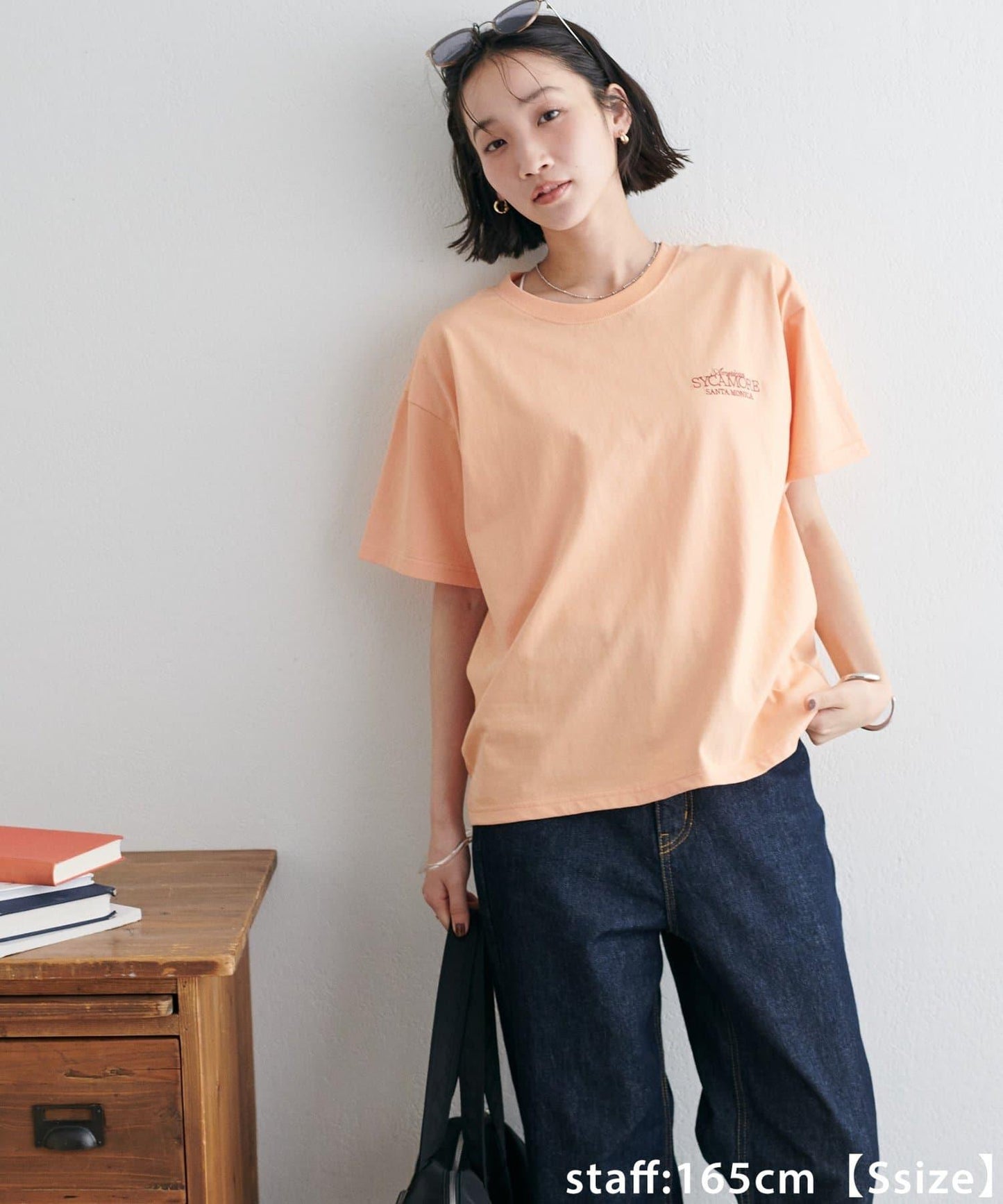 Discoat 彩色刺繡logo T恤