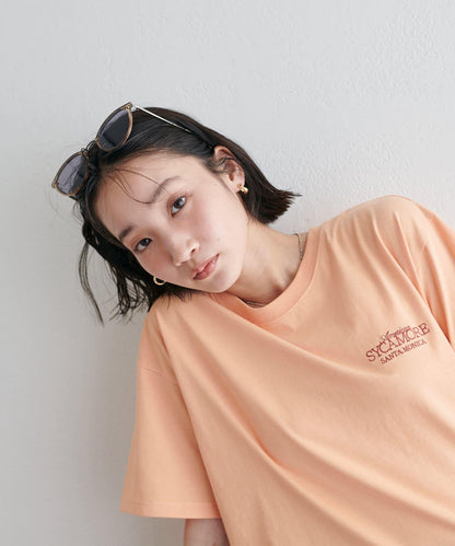 Discoat 彩色刺繡logo T恤