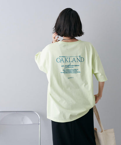 Discoat 彩色刺繡logo T恤