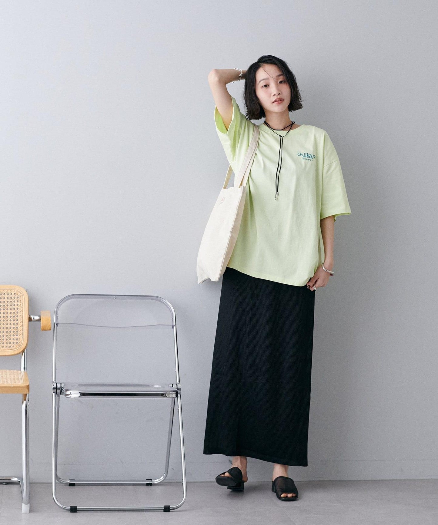 Discoat 彩色刺繡logo T恤