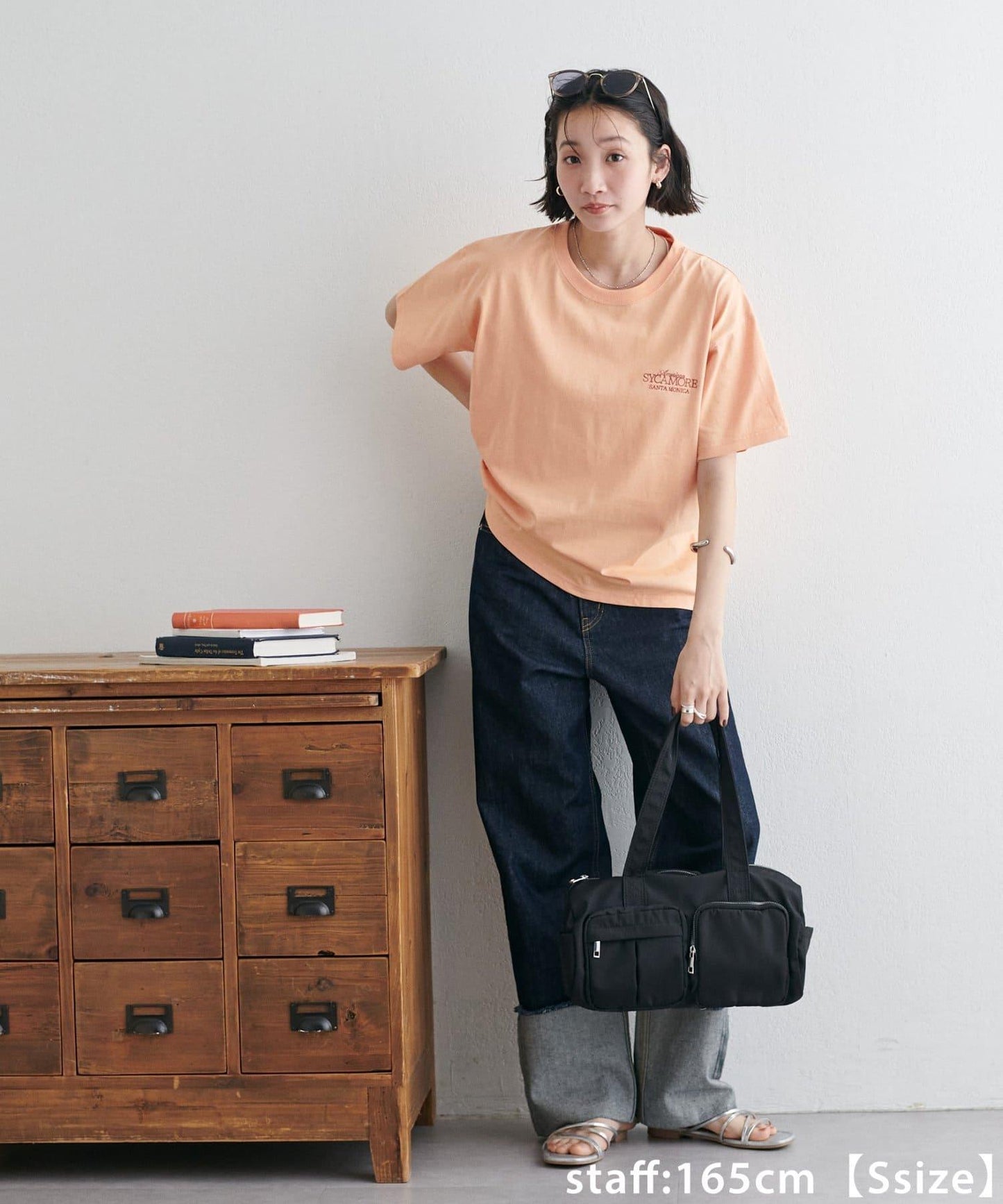 Discoat 彩色刺繡logo T恤