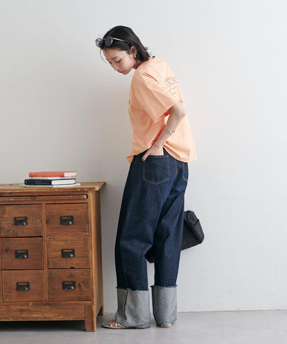 Discoat 彩色刺繡logo T恤