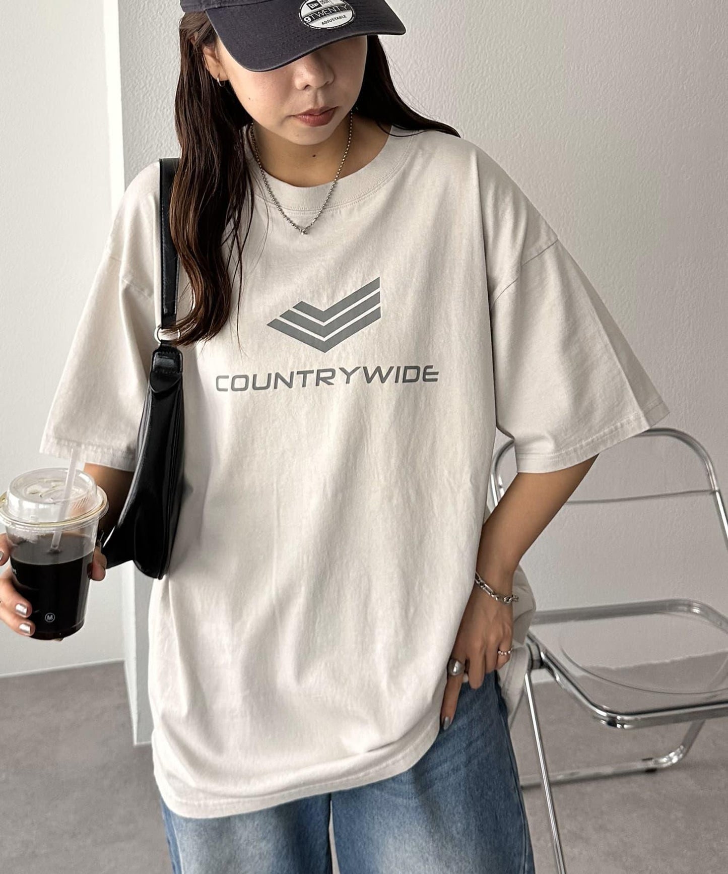 Discoat 噴染加工 企業圖案 T恤