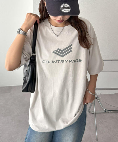 Discoat 噴染加工 企業圖案 T恤