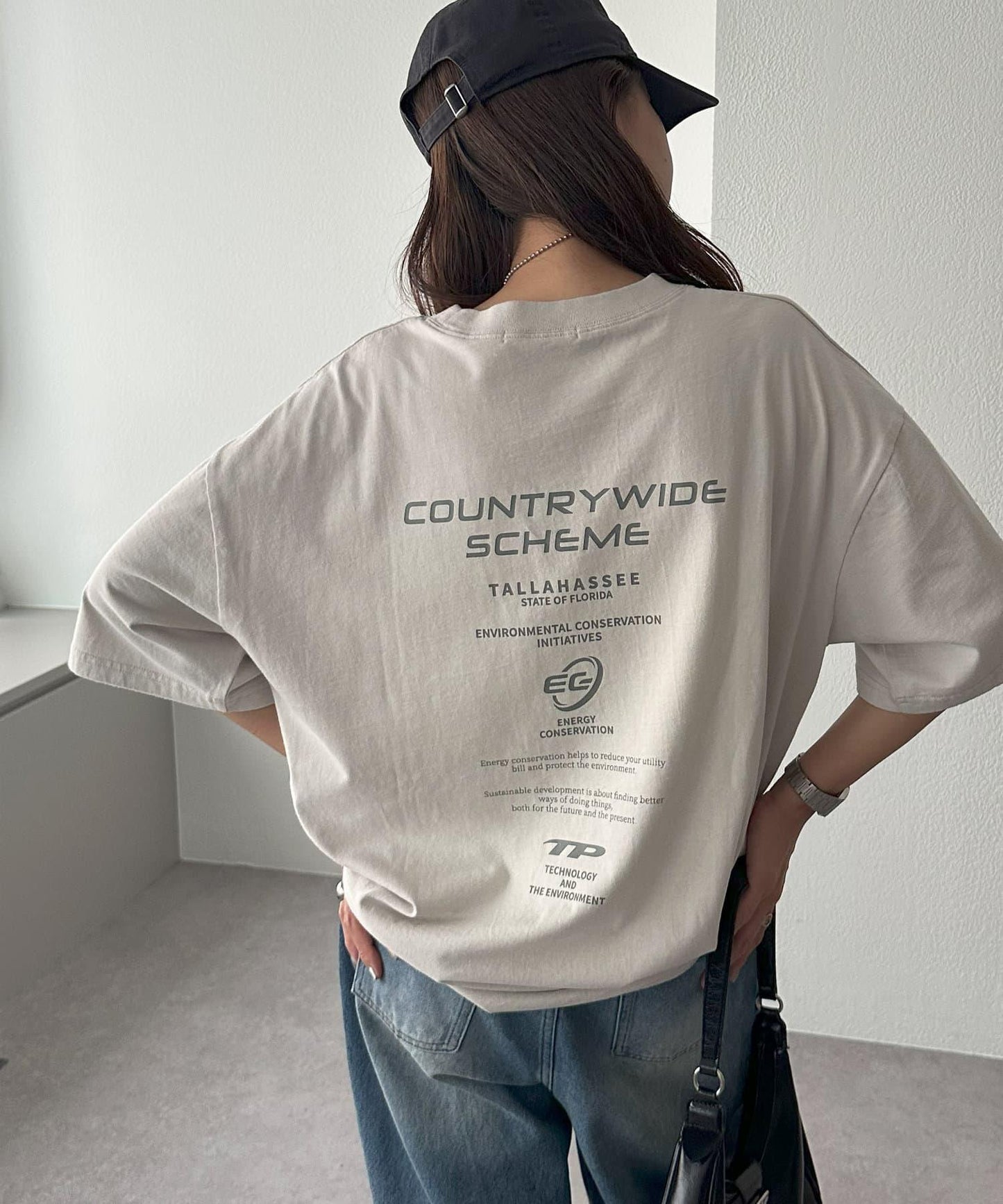 Discoat 噴染加工 企業圖案 T恤