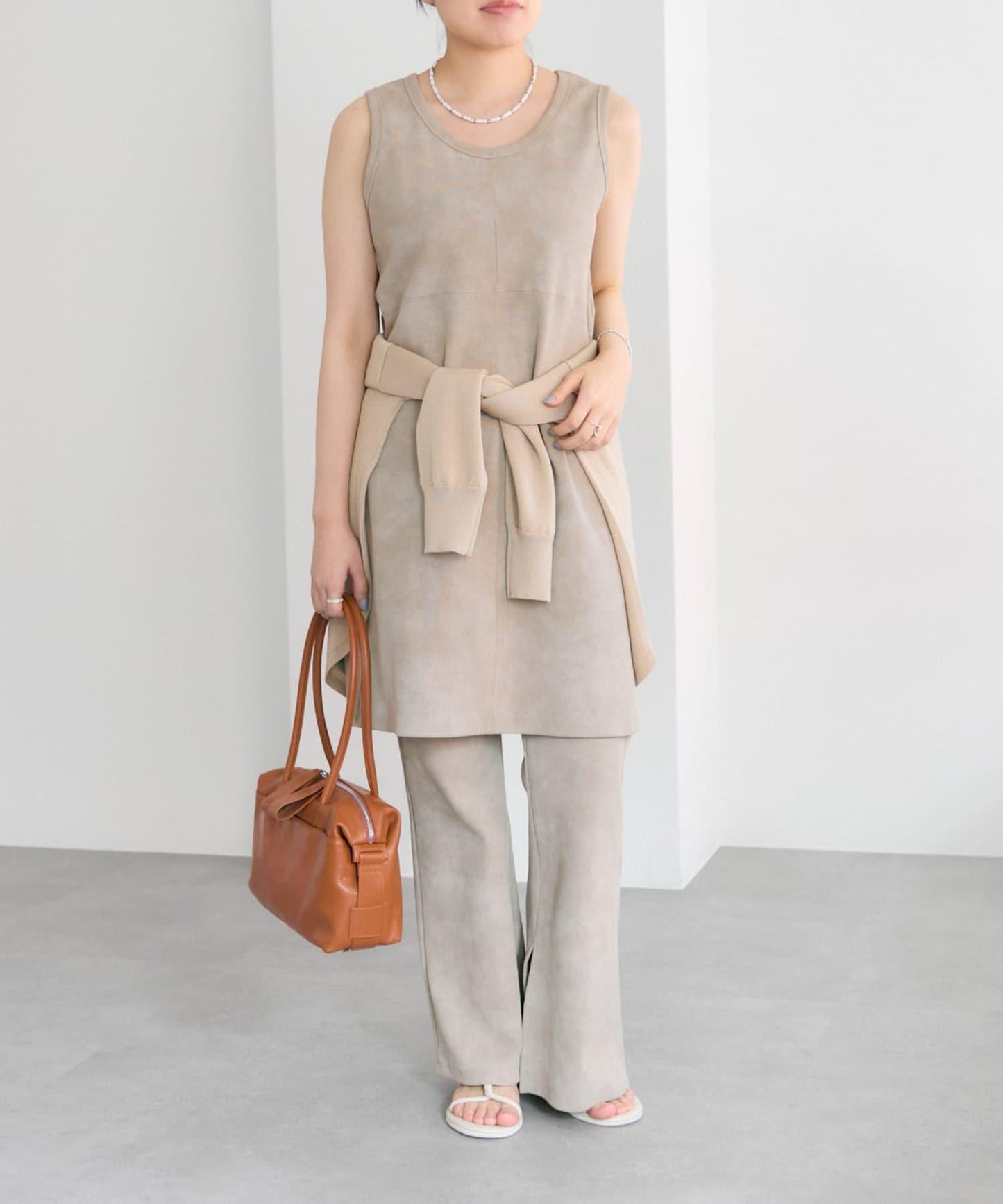 ear PAPILLONNER 羅紋 背心款 長款上衣