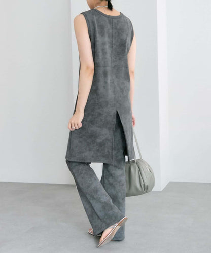 ear PAPILLONNER 羅紋 背心款 長款上衣