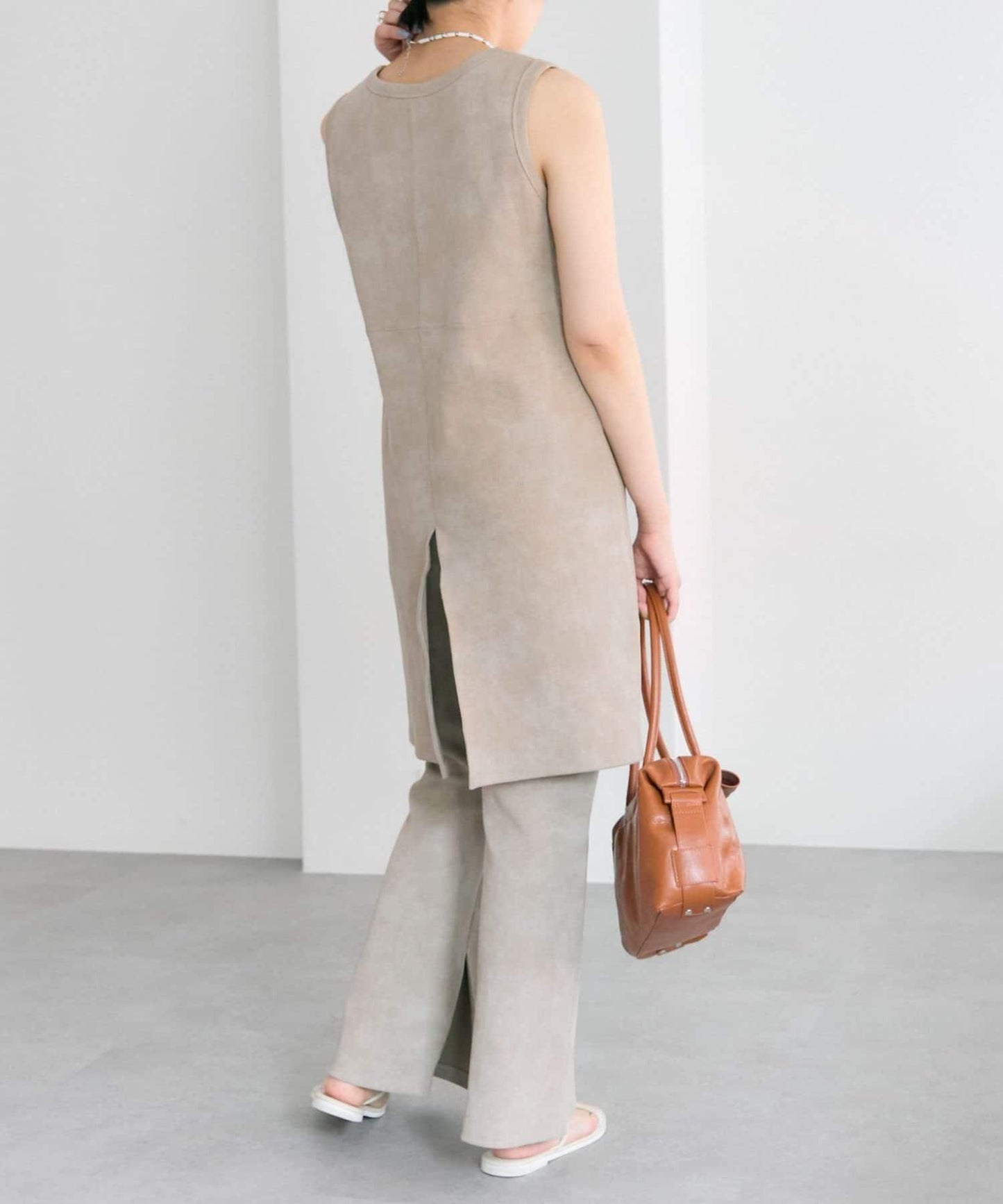 ear PAPILLONNER 羅紋 背心款 長款上衣