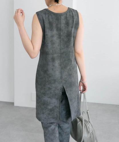 ear PAPILLONNER 羅紋 背心款 長款上衣