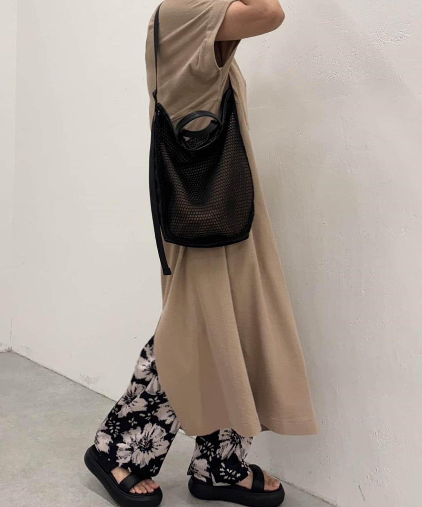 ear PAPILLONNER 針織長款連衣裙