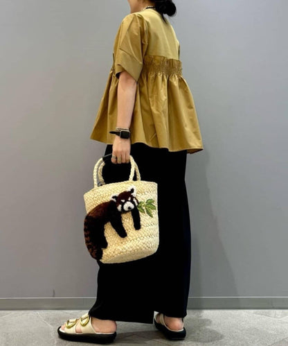 ear PAPILLONNER 荷葉邊抽褶上衣