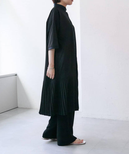 ear PAPILLONNER 短袖 隨機下襬內褶 連衣裙