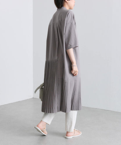 ear PAPILLONNER 短袖 隨機下襬內褶 連衣裙