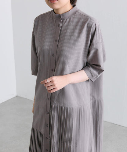 ear PAPILLONNER 短袖 隨機下襬內褶 連衣裙