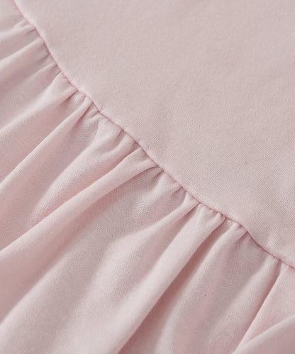 La boutique BonBon 不對稱荷葉擺設計 針織上衣