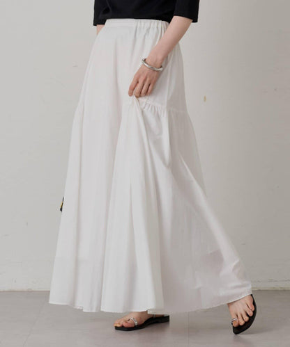 Loungedress 拼接褶皺半身裙