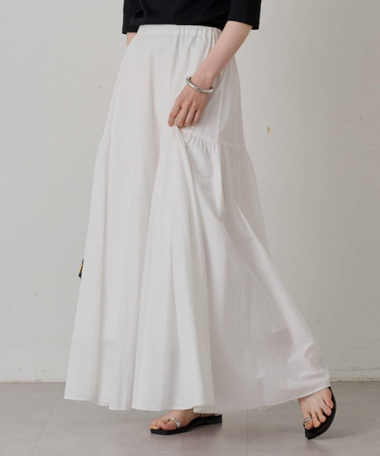 Loungedress 拼接褶皺半身裙