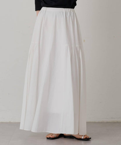 Loungedress 拼接褶皺半身裙