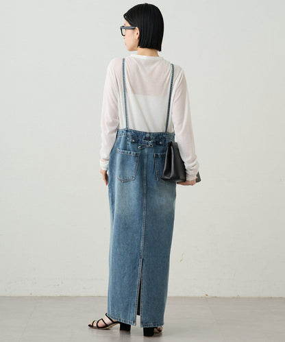 Loungedress 牛仔吊帶連衣裙