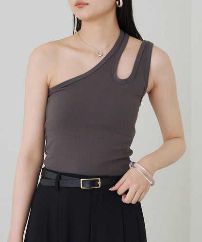 Loungedress 不對稱剪裁 背心