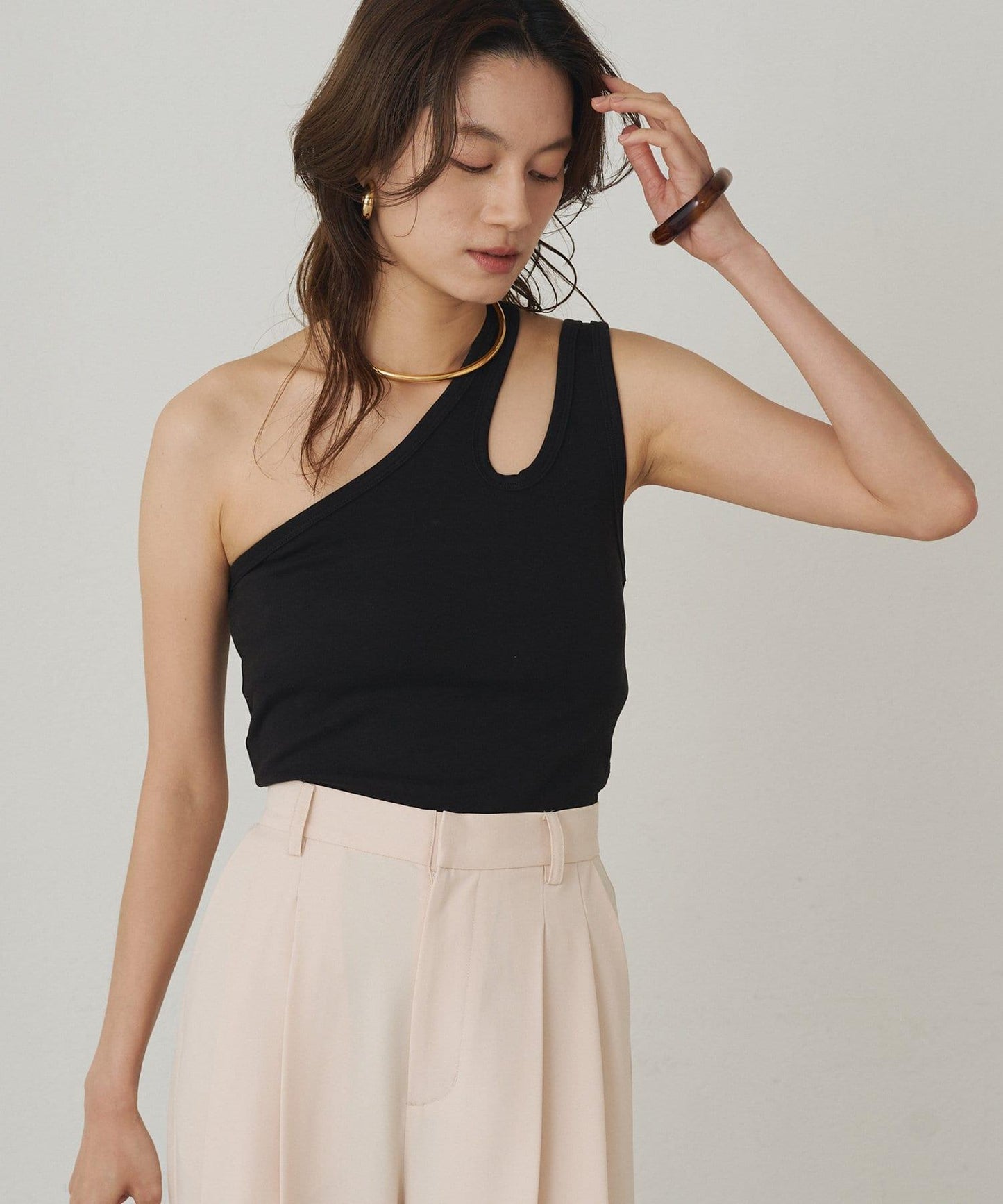 Loungedress 不對稱剪裁 背心