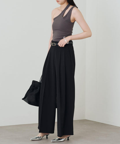 Loungedress 不對稱剪裁 背心